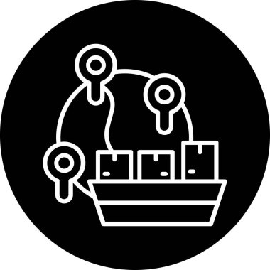 Seo simgesinin vektör illüstrasyonu