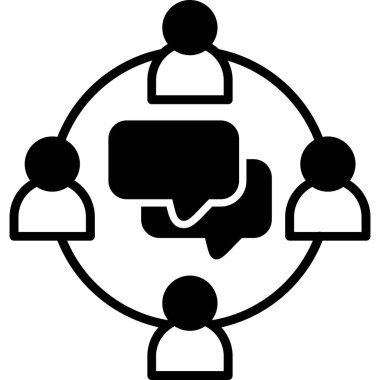 şebeke. Web simgesi basit illüstrasyon