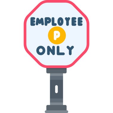 Sarı işaretin vektör çizimi