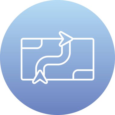 ok simgesi vektör illüstrasyonu