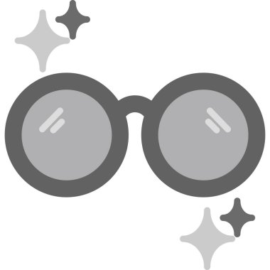 Gözlük Ağı simgesi. Basit tasarım. vektör illüstrasyonu