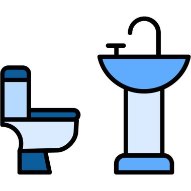 Su musluğu. Basit simge