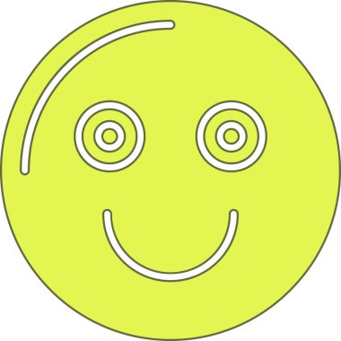 yüz ikonu. vektör illüstrasyonu