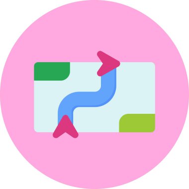 Tek bir simgenin vektör illüstrasyonu