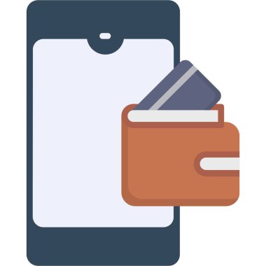 çevrimiçi ödeme vektörü simgesi