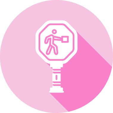 Bir kadın simgesinin vektör illüstrasyonu