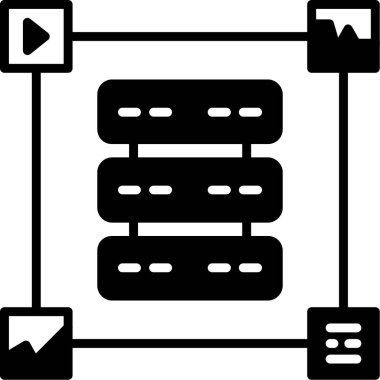 sunucu simgesi çizimi