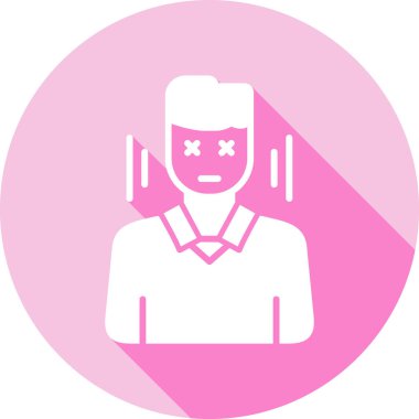 Maskeli bir kadının vektör çizimi