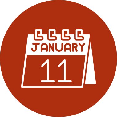 Takvim simgesinin vektör illüstrasyonu