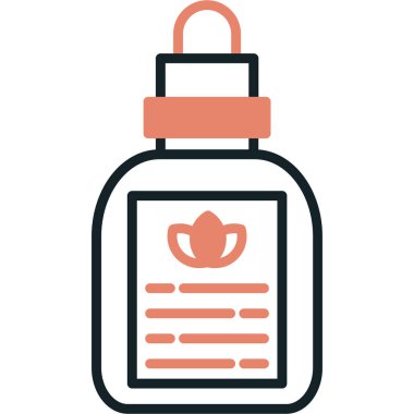 Şişe. Web simgesi basit illüstrasyon