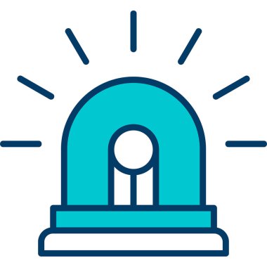 Ampullü bir evin vektör çizimi