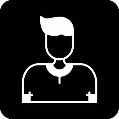 Mikrofonlu bir kadının vektör çizimi