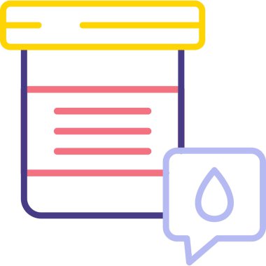 Bir belge simgesinin vektör illüstrasyonu