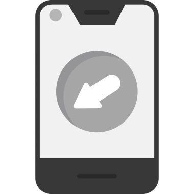 el işareti simgesi olan akıllı telefon