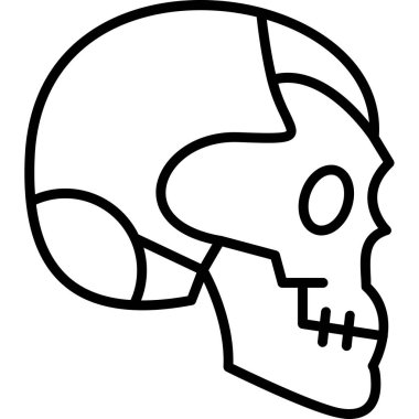 Kemik ikonlu insan kafatası, taslak biçimi