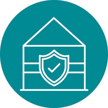 kalkan simgesi, vektör illüstrasyonu