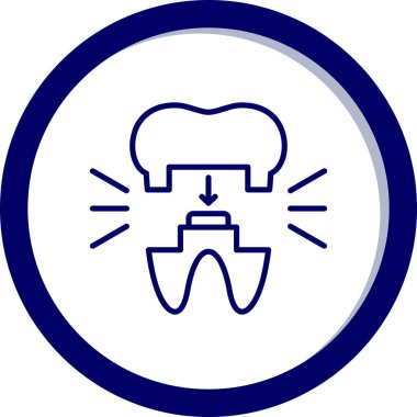 Moda tasarım tarzında diş ikonu. Beyaz arka planda diş sembolü izole edilmiş. diş vektörü simgesi basit ve modern basit simge.