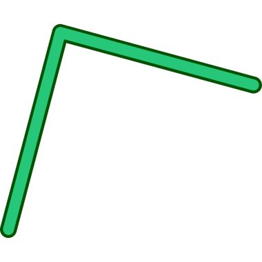 Yeşil ve siyah bir çubuğun çizgi film görüntüsü