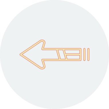 ok simgesi vektör illüstrasyonu