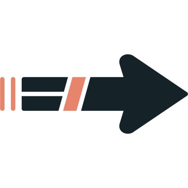 ok simgesi vektör illüstrasyonu