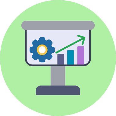 seo modern simgesinin vektör illüstrasyonu