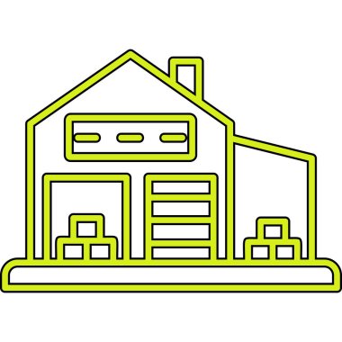 ev simgesi vektör illüstrasyonu