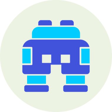 robot ikon vektör illüstrasyonu