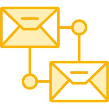 e-posta simgesi ana hat biçiminde