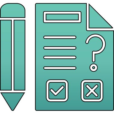 Kontrol işaretinin vektör çizimi