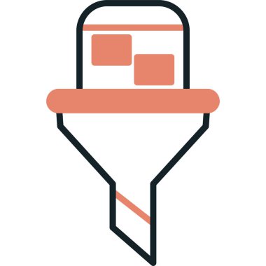 Fırça simgesi vektör illüstrasyonunu boya