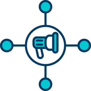 uydu anten simgesi. Web için anten vektör simgelerinin özet çizimi