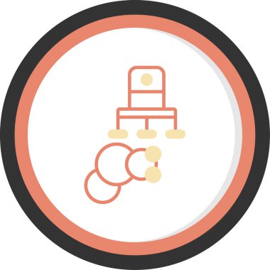 İş. Web simgesi basit illüstrasyon