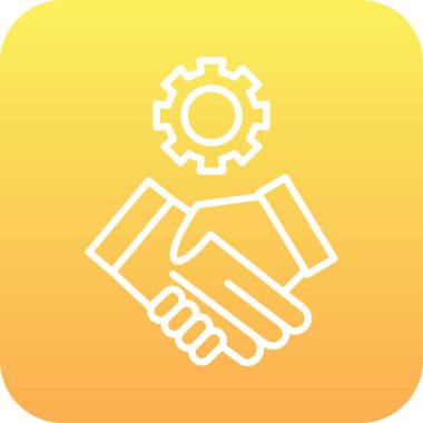 İş ve finans simgesinin vektör illüstrasyonu