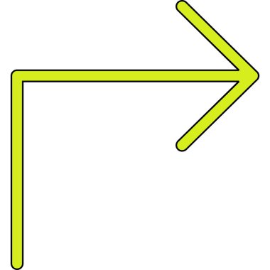 Ok Simgesi Vektör İllüstrasyon Tasarımı