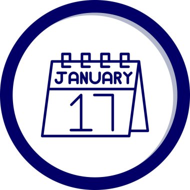 Takvim simgesinin vektör illüstrasyonu