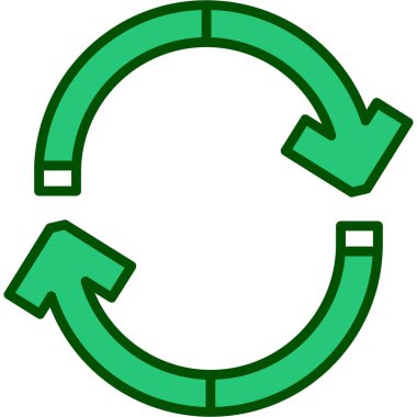 Yenile. Web simgesi basit illüstrasyon