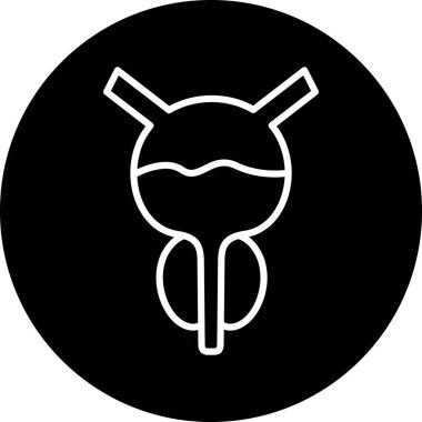 Bir b eksikliği simgesinin vektör çizimi