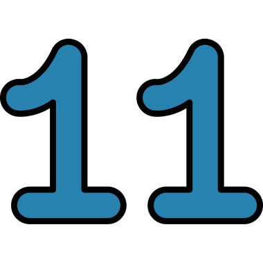 bir numaralı simge işareti tasarımı