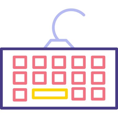 Takvim. Web simgesi basit illüstrasyon