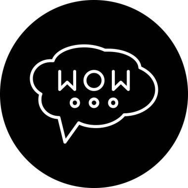 Siyah arkaplan üzerinde izole edilmiş trend düz biçiminde vektör kabarcık simgesi