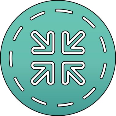 Çizgi film simgesinin vektör çizimi