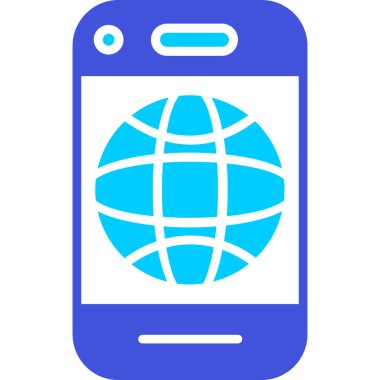 akıllı telefon simgesi vektör illüstrasyonu