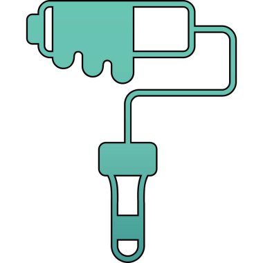 Dolgu simgesi vektör illüstrasyonu