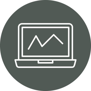 Bilgisayar. Web simgesi basit illüstrasyon