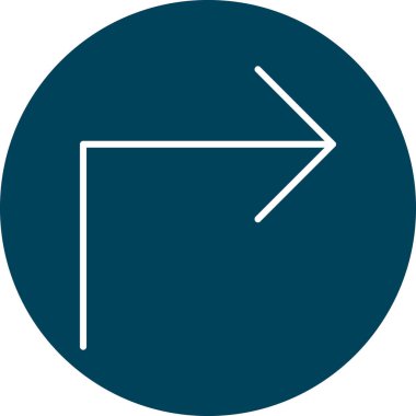 ok simgesi, vektör illüstrasyonu