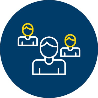 insanlar simge vektör illüstrasyonu