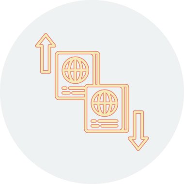 Nesnelerin interneti renkli illüstrasyon, vektör simgesi