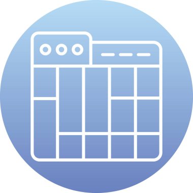 Takvim simgesi vektör illüstrasyonu