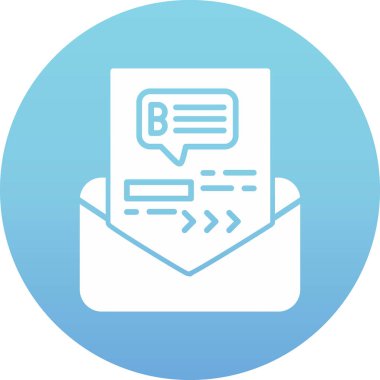 e- posta simgesi vektör illüstrasyonu