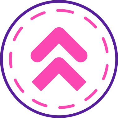 ok simgesi vektör illüstrasyonu